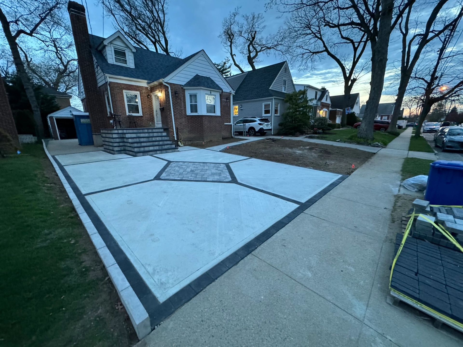 Paver walkway